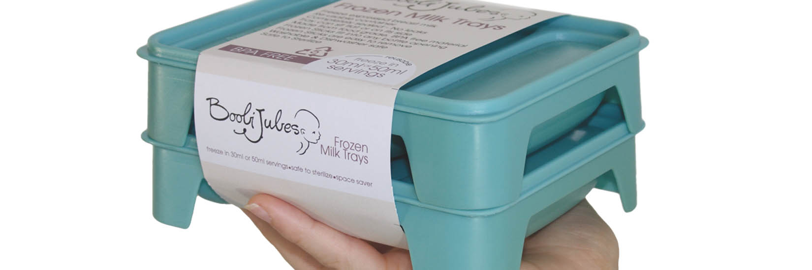 Boobijubes breast milk freezer blocks