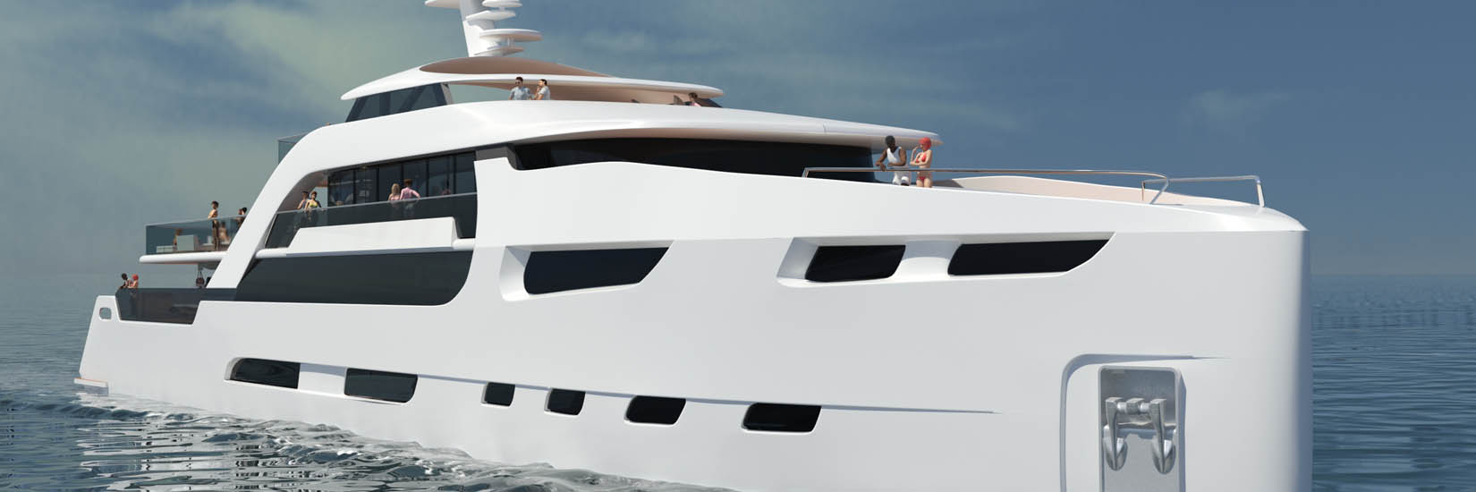 Super yacht render