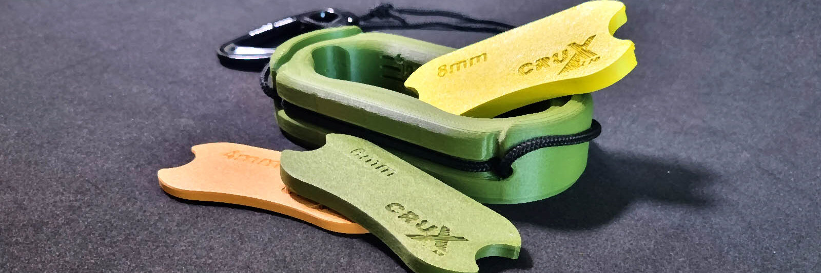 CRux Gear crimp strength training tool